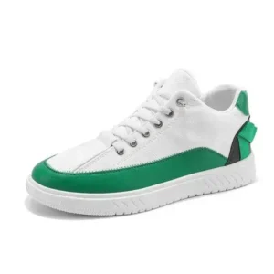 Dhoomstock Men'S Fashion Color Matching Pu Simple Sneakers