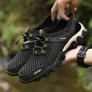 Dhoomstock Men Fashion Mesh Wear-Resistant Hiking Sneakers