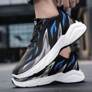 Dhoomstock Men Fashion Color Matching Breathable Running Sneakers