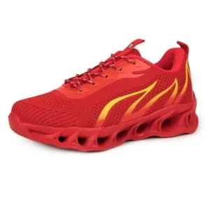 Dhoomstock Men'S Fashion Flame Pattern Breathable Mesh Sneakers