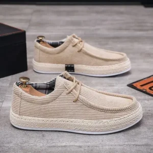 Dhoomstock Men'S Fashion Breathable Stripe Canvas Shoes