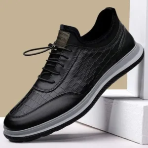 Dhoomstock Men'S Casual Lightweight Waterproof Breathable Pu Sneakers